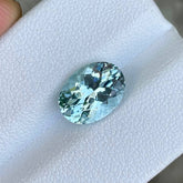 2.89 Carats Blue Aquamarine Oval Stone